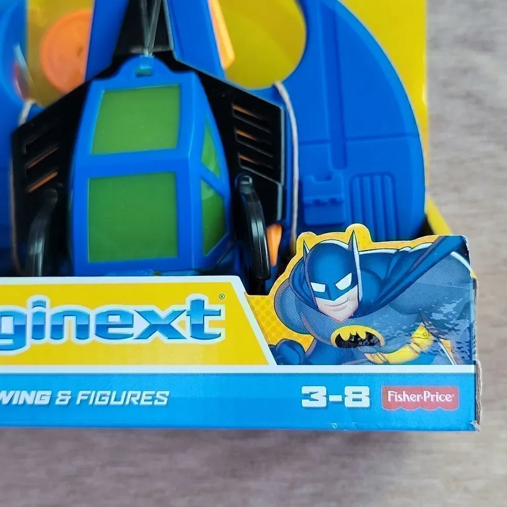 New Imaginext DC Super Friends Batman Batwing & Figures Set with Bonus Joker 🃏